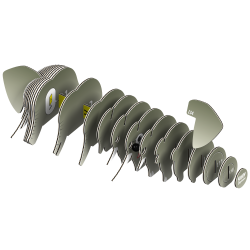 Eugy Elephant (ctn 6 pcs)