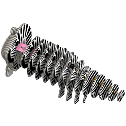 Eugy Zebra (ctn 6 pcs)