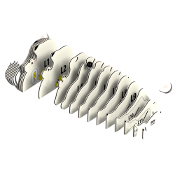 Eugy Polar Bear (ctn 6 pcs)