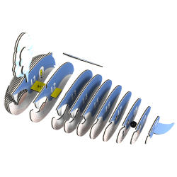 Eugy Blue Whale (ctn 6 pcs)