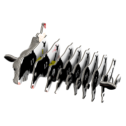 Eugy Holstein (Frisian) Cow (ctn 6 pcs)