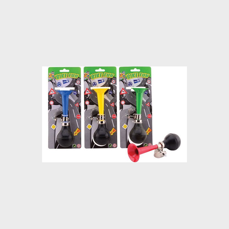 Bike Fun metal bikehorn 4 assorted (ctn 12 pcs)