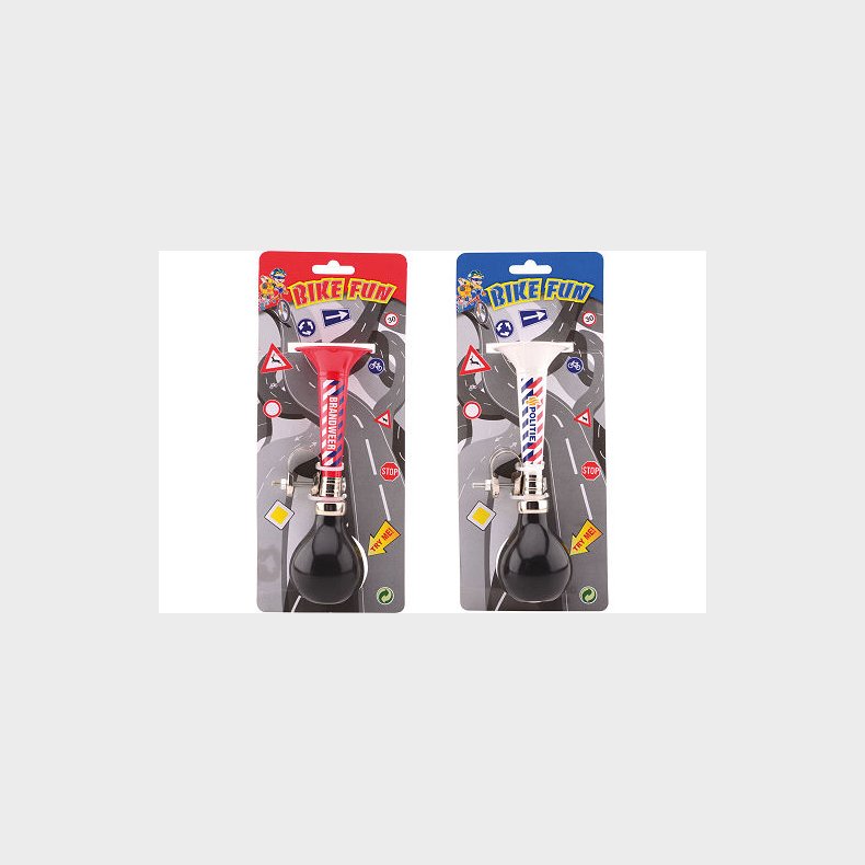 Bike Fun metal bikehorn fire / police (ctn 12 pcs)