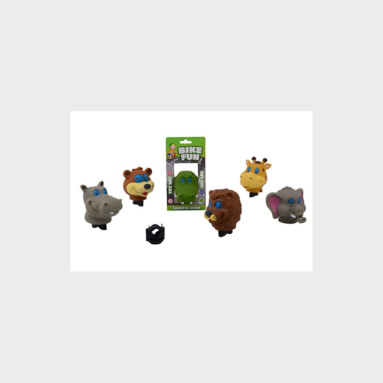 Bike Fun honker animal 6 assorted (ctn 12 pcs)