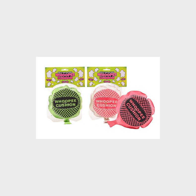 Jolly Jokes whoopy cushion, 3 assorted (ctn 12 pcs)