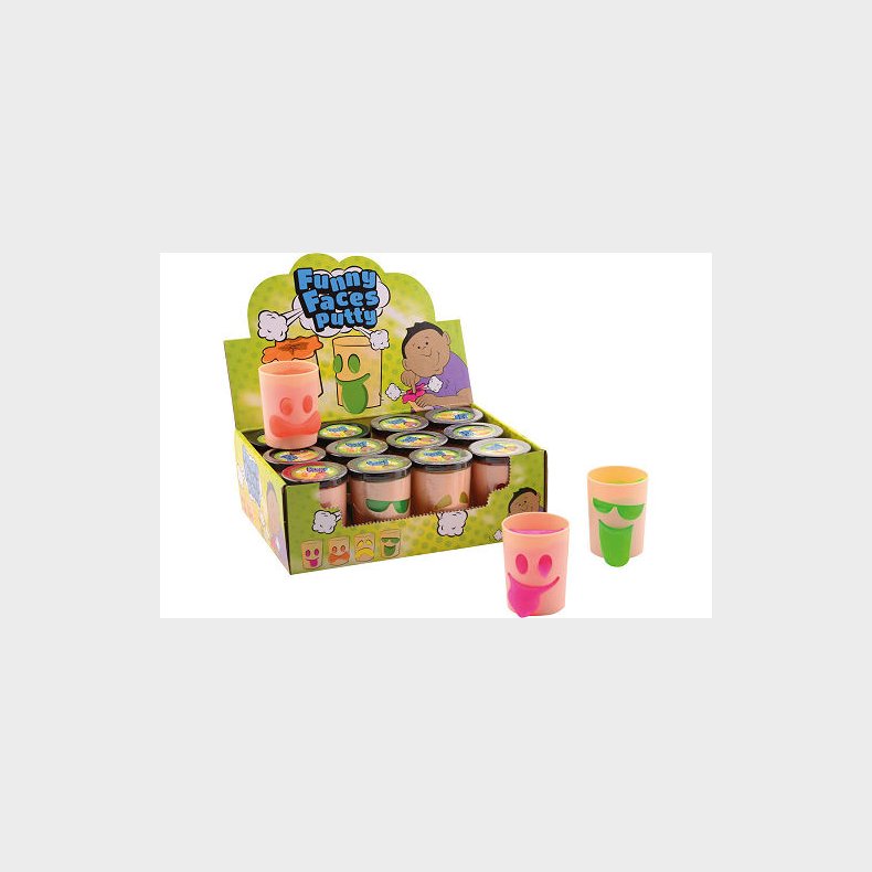 Funtoy funny face putty (ctn 12 pcs)