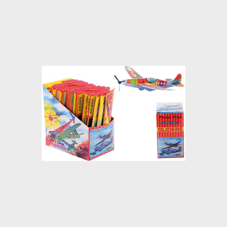 EVA planes in display 12 assorted (ctn 48 pcs)