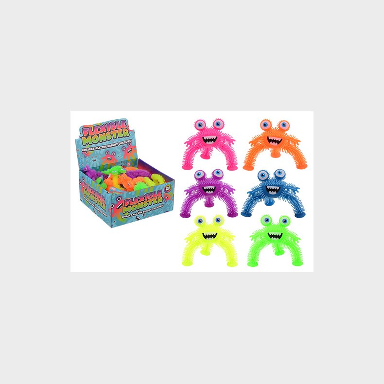 Three leg double eye monster in display, 6 assorted (ctn 24 pcs)