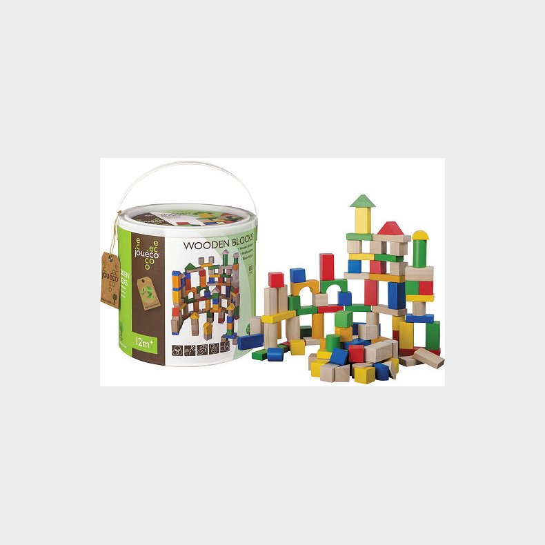 Jou&eacute;co&reg; - Wooden blocks 100 pcs (ctn 4 pcs)