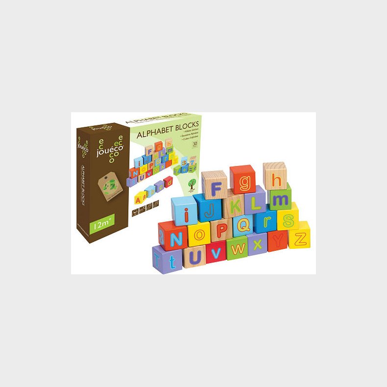 Jou&eacute;co&reg; - Alphabet blocks 30 pieces