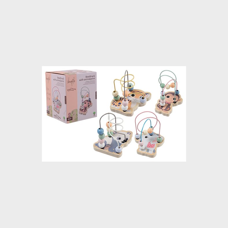 Jou&eacute;co - The Wildies Family Beadtrack With Animal Print (ctn 12 pcs)