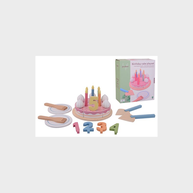 Jou&eacute;co&reg; - Birthday cake playset (ctn 6 pcs)