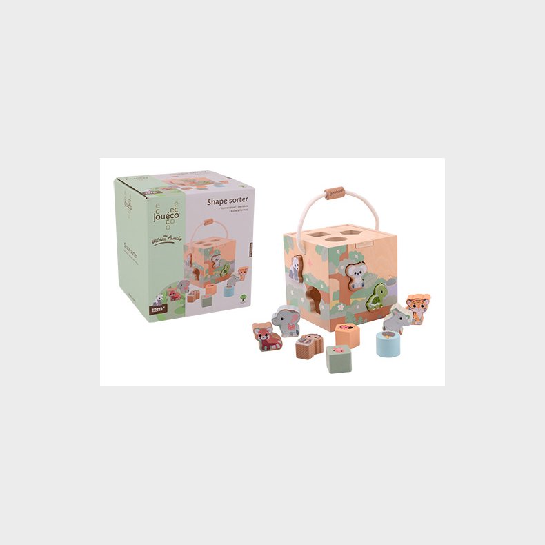 Jou&eacute;co - The Wildies Family Shape Sorter (ctn 6 pcs)