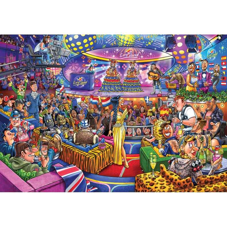 Wasgij Mystery 25 Eurosong contest - 1000 pcs. (ctn 12 pcs)