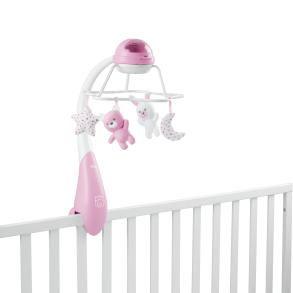 Rainbow Cot Mobile - Pink (ctn 6 pcs)