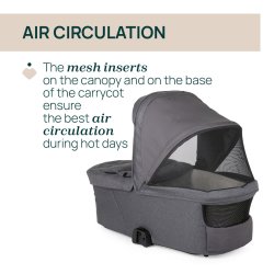 Chicco Juv - Flexi Carrycot - BLACK SATIN