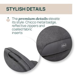 Chicco Juv - Flexi Carrycot - BLACK SATIN