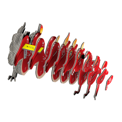 Eugy-Red Dragon (ctn 6 pcs)