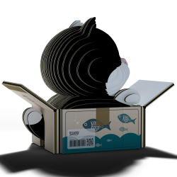 Eugy Cat - Tuxedo (ctn 6 pcs)