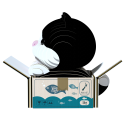 Eugy Cat - Tuxedo (ctn 6 pcs)