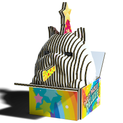 Eugy - Cat - Cottonball (ctn 6 pcs)