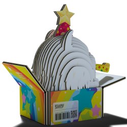 Eugy - Cat - Cottonball (ctn 6 pcs)