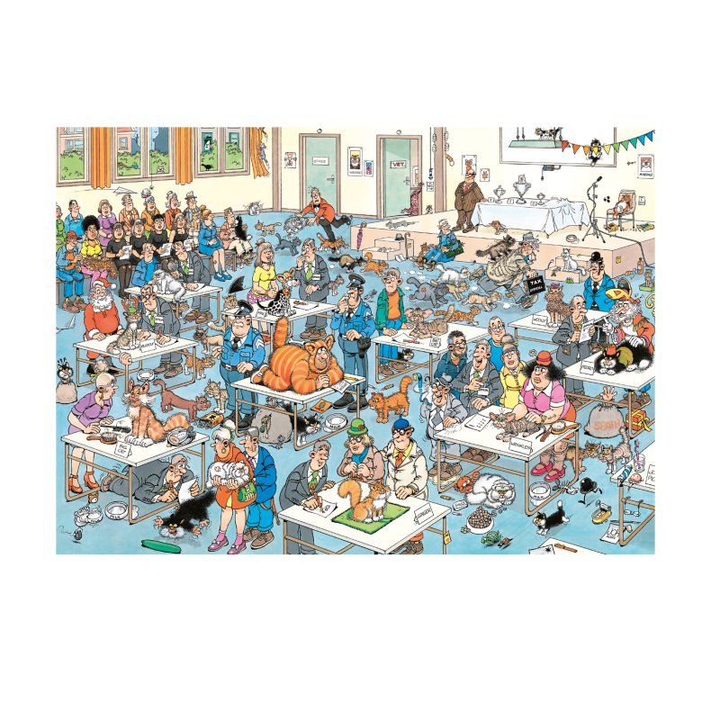 Jan Van Haasteren - Kattenshow - 1000 pcs (ctn 12 pcs)