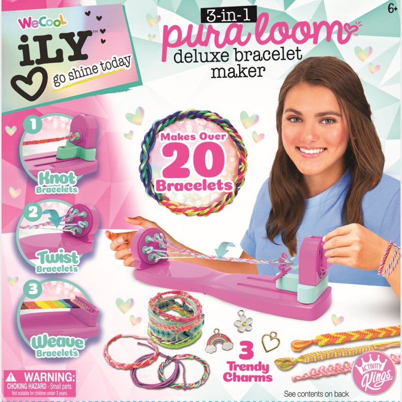 ILY - 3-in-1 Pura Loom Deluxe Bracelet Maker (ctn 4 pcs)