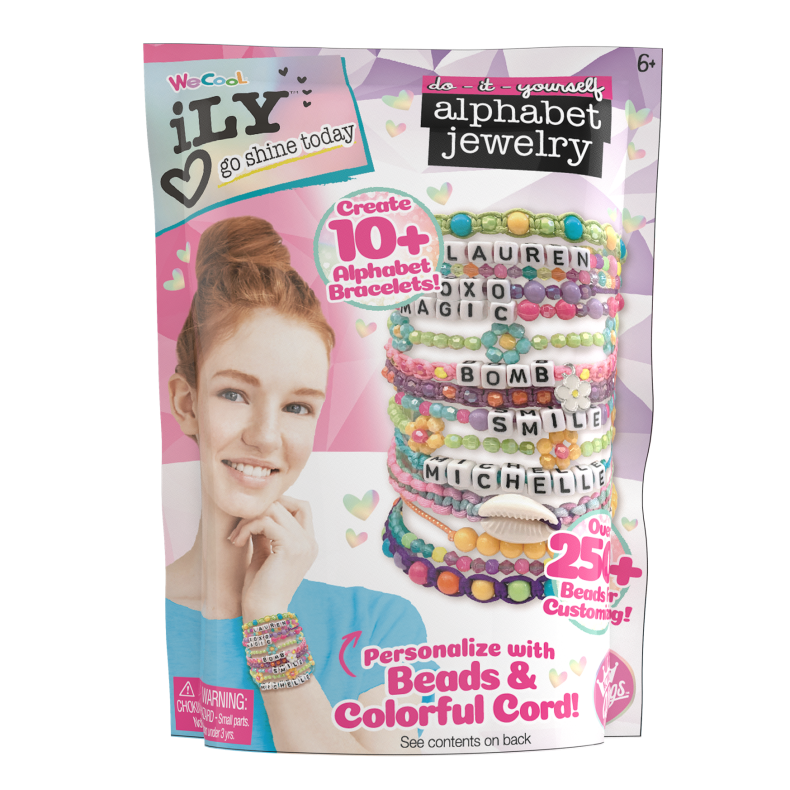 ILY - Alphabet Jewelry - also known from Taylor Swift friendship bracelets (ctn 8 pcs)