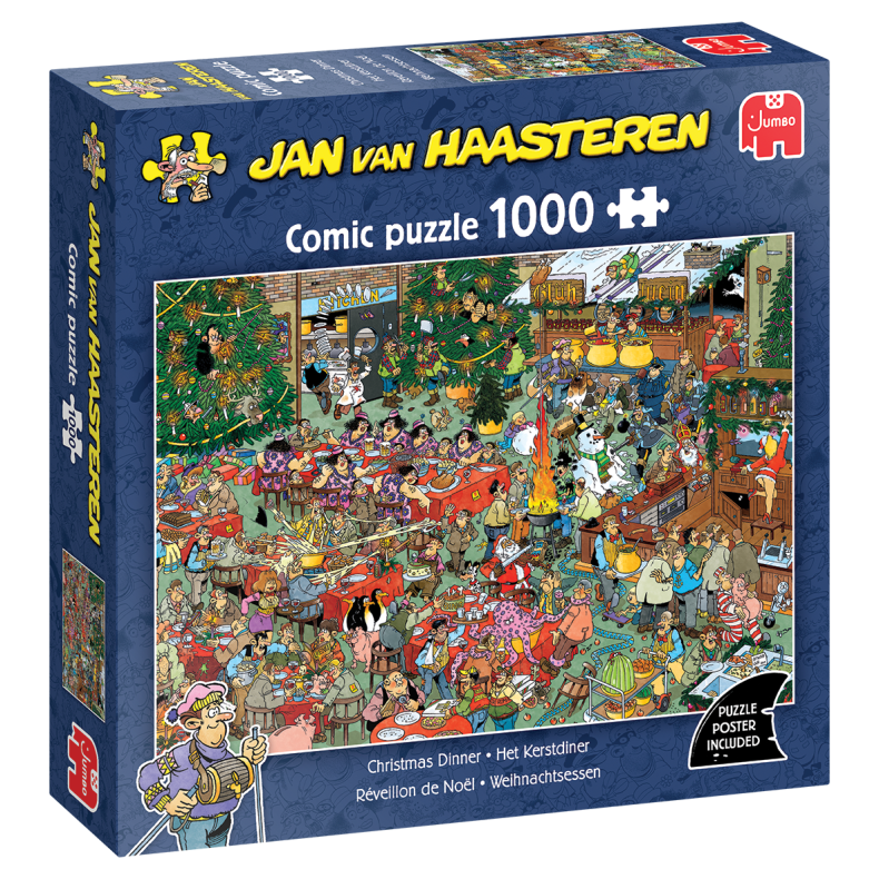 Jan Van Haasteren Christmas Dinner 1000pcs (til levering i August) (ctn 6 pcs)
