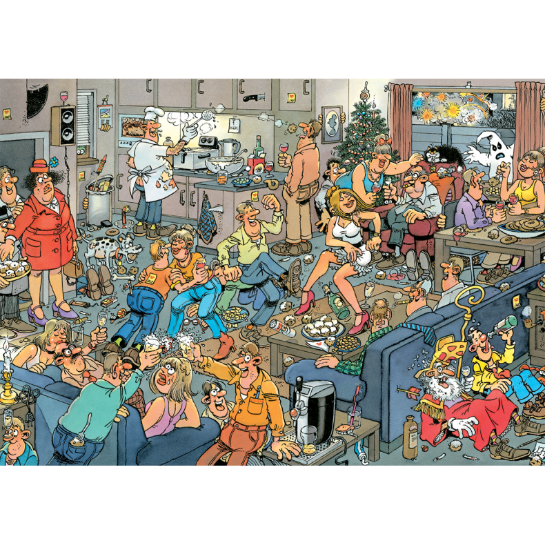 Jan Van Haasteren - New Year Party 500 pcs (til levering i August) (ctn 6 pcs)