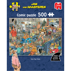 Jan Van Haasteren - New Year Party 500 pcs Winter Special (ctn 6 pcs)