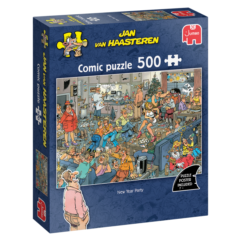 Jan Van Haasteren - New Year Party 500 pcs (til levering i August) (ctn 6 pcs)