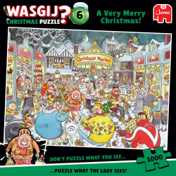 Wasgij - Christmas 6 A Very Merry Christmas! - 1000 pcs. (til levering i August) (ctn 12 pcs)