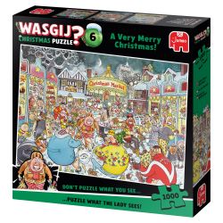 Wasgij - Christmas 6 A Very Merry Christmas! - 1000 pcs. (til levering i August) (ctn 12 pcs)