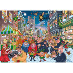 Wasgij Christmas 12 - The Big Turn On(1000) Christmas special  (ctn 6 pcs)