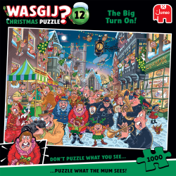 Wasgij Christmas 12 - The Big Turn On(1000) Christmas special  (ctn 6 pcs)