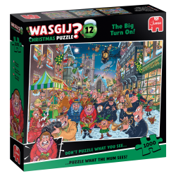 Wasgij Christmas 12 - The Big Turn On(1000) Christmas special  (ctn 6 pcs)