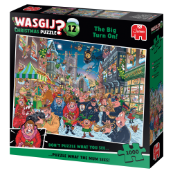 Wasgij Christmas 12 - The Big Turn On(1000) Christmas special  (ctn 6 pcs)