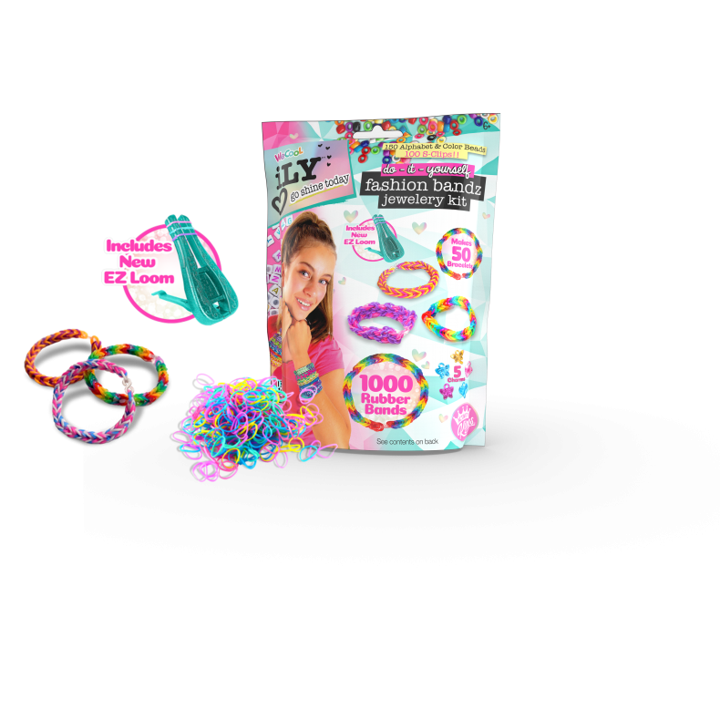 ILY - Fashion Bandz Jewelery Kit Bag (ctn 8 pcs)