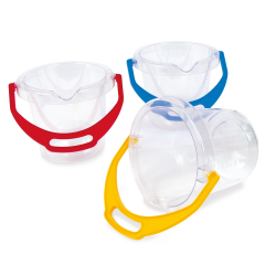 Dantoy - Bucket transp. Clear H:14 cm (ctn 16 pcs)