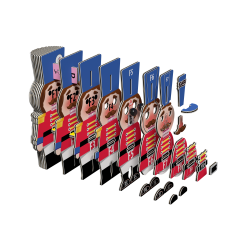 Eugy Nutcracker (ctn 6 pcs)