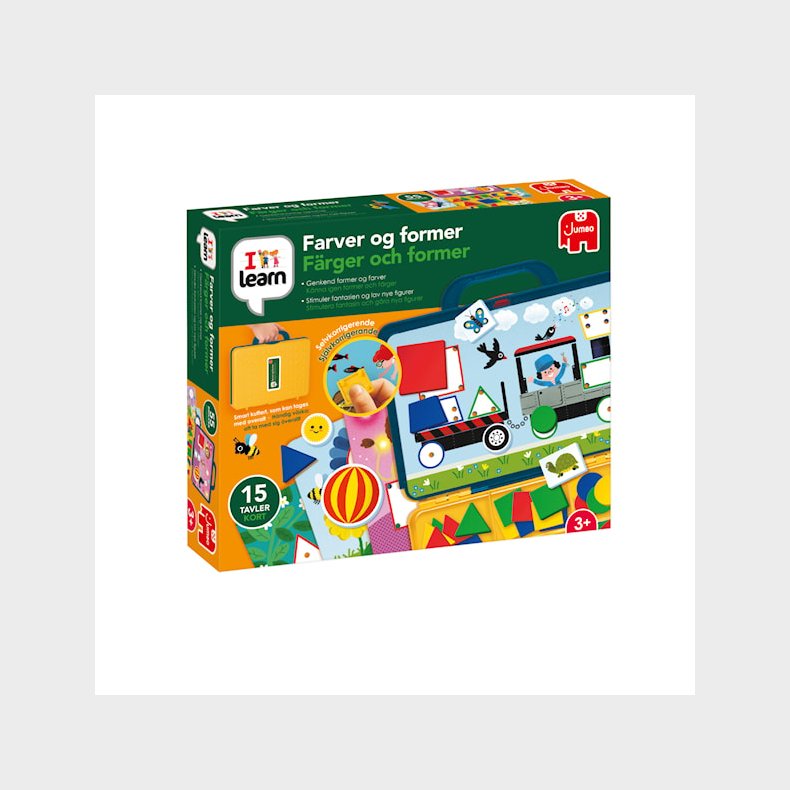 I Learn Colors &amp; Shapes - Svensk/Dansk version (ctn 12 pcs)