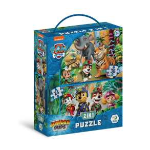 DODO - Paw Patrol Puzzle 2 in 1 Adventures in the Jungle (24 & 36)