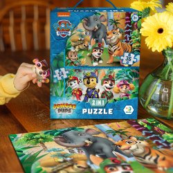 DODO - Paw Patrol Puzzle 2 in 1 Adventures in the Jungle (24 &amp; 36)