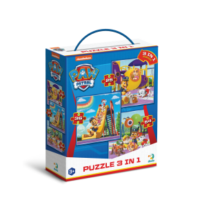 DODO - Puzzle 3 in 1 Paw Patrol. The playground (25, 36 & 54)