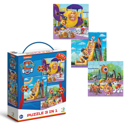 DODO - Puzzle 3 in 1 Paw Patrol. The playground (25, 36 &amp; 54)