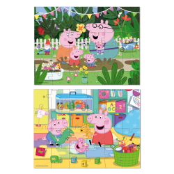 DODO - Peppa Pig Puzzle 2 in 1 Time together (24 &amp; 36)