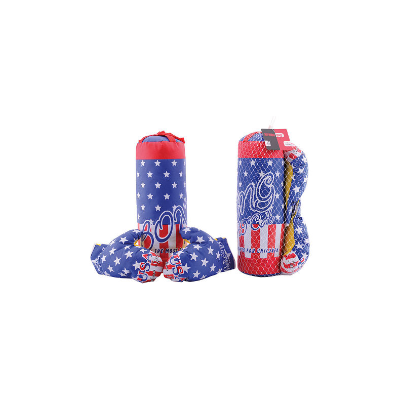 Sports Active Boxing Bag with Gloves (ctn 6 pcs)