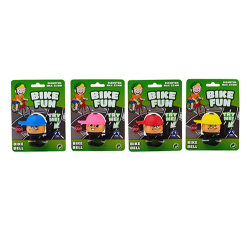 Bike Fun bikebell Pietje, 4 assorted (ctn 24 pcs)